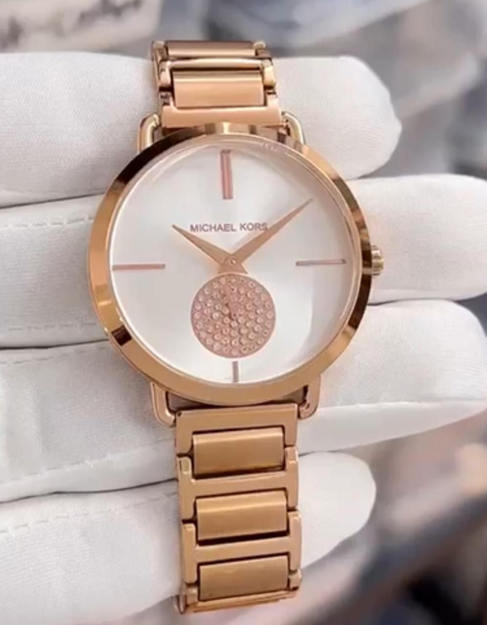 MICHAEL KORS Portia Gold Watch Store India