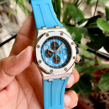 Audemars Piguet light-blue OFFSHORE Watch Store India