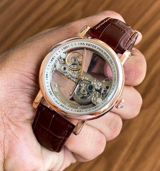 Patek Philippe Open back machinery Watch Store India