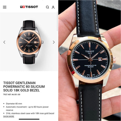 Tissot Gentleman Collection 41mm Watch Store India