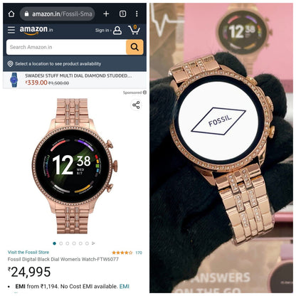 Fossil Gen 8 Smartwatch for Ladies Watch Store India