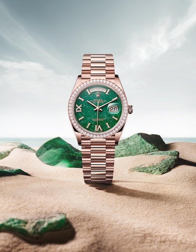 Men Rolex Green Dial Watch Store India