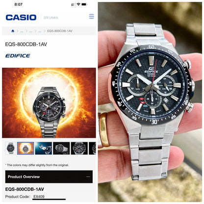 Casio Premium Edifice EQS-800CDB Watch Store India