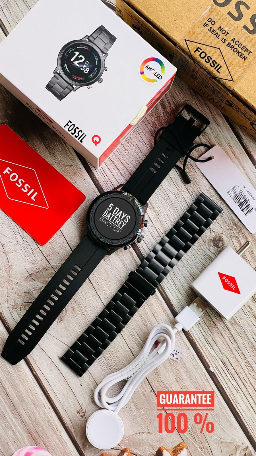 FOSSIL Q FOUNDER GEN 2 Amoled Watch Store India