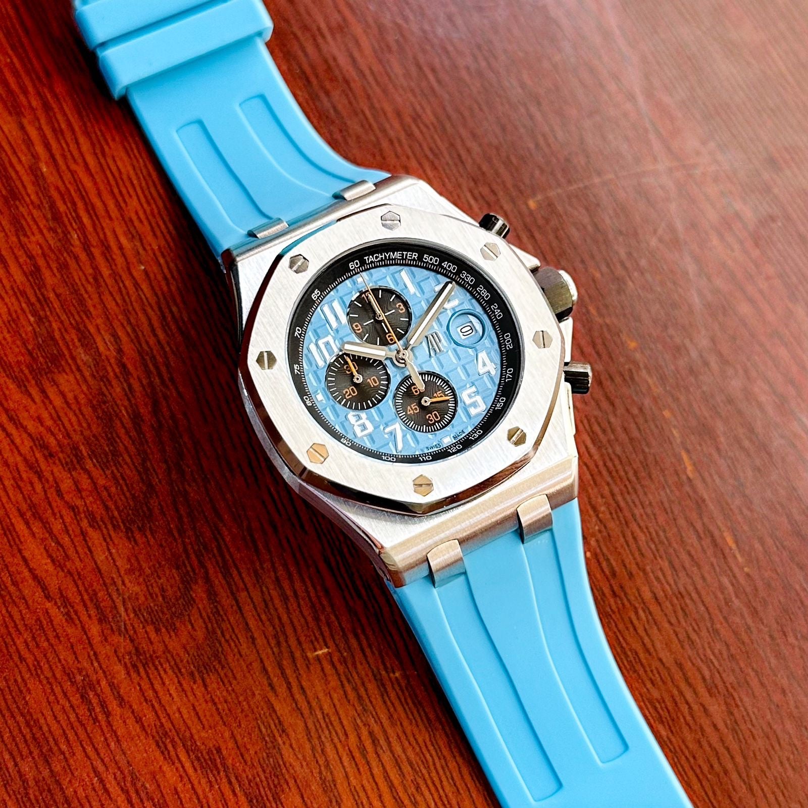 Audemars Piguet light-blue OFFSHORE Watch Store India