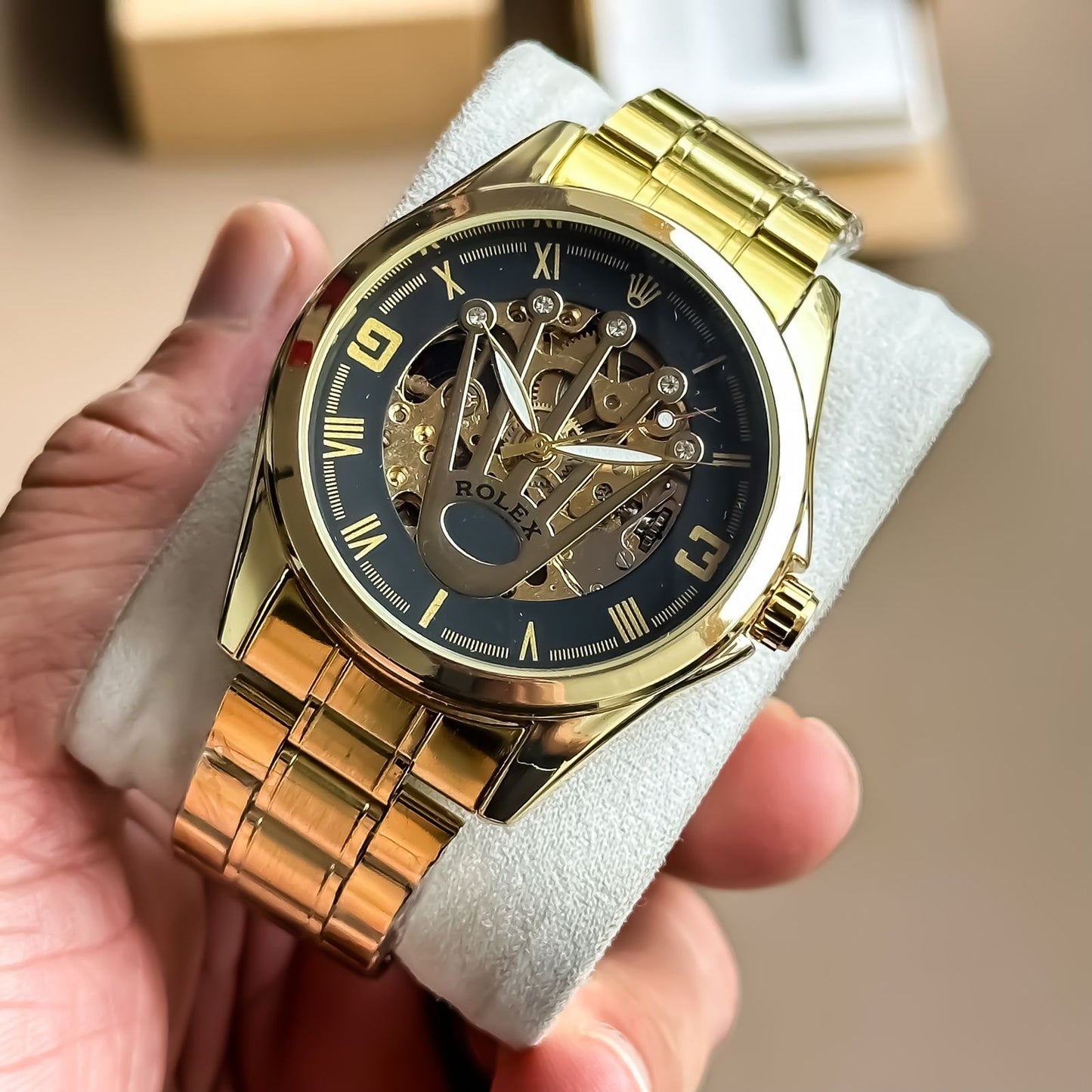 Rolex Golden Automatic Watch Store India