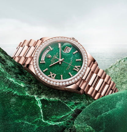 Men Rolex Green Dial Watch Store India