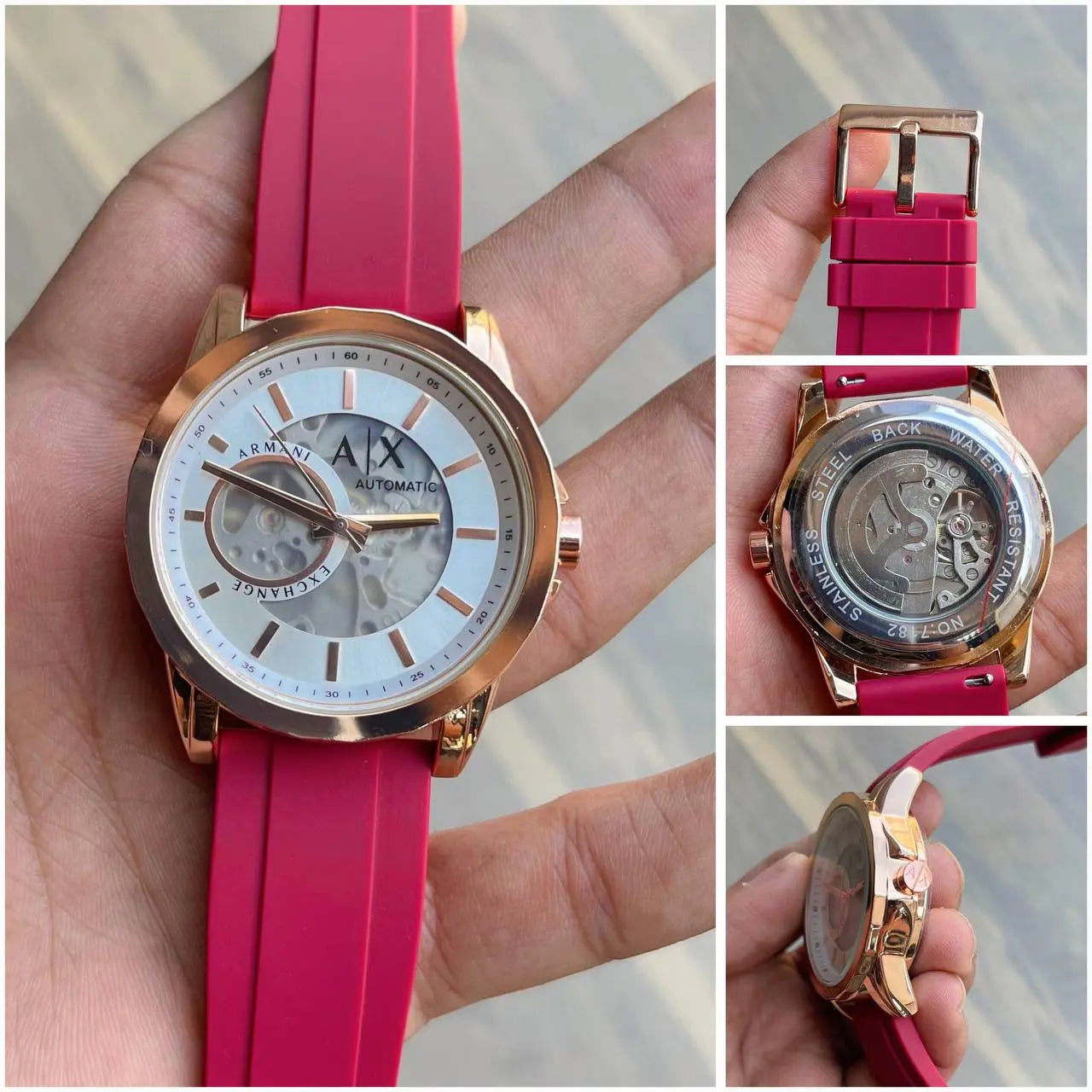 Armani Exchange Full Rose Gold Watch Store India