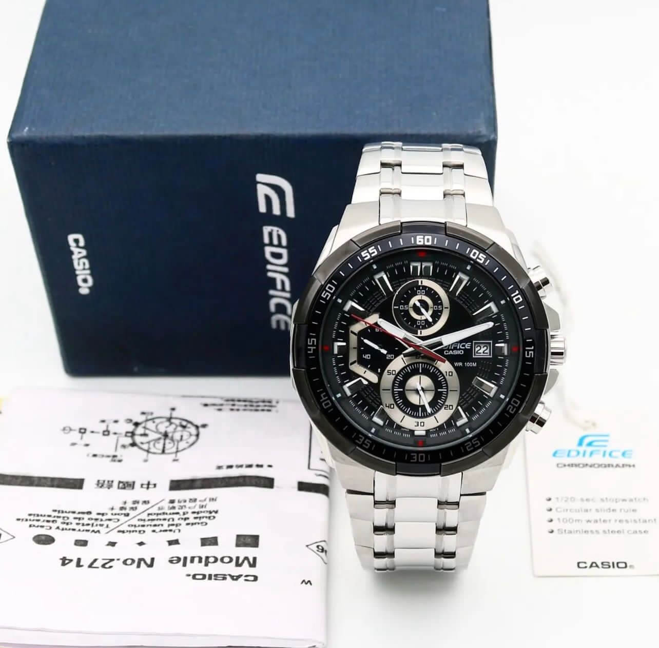 Casio Edifice EFR-539 Black Dial Watch Store India