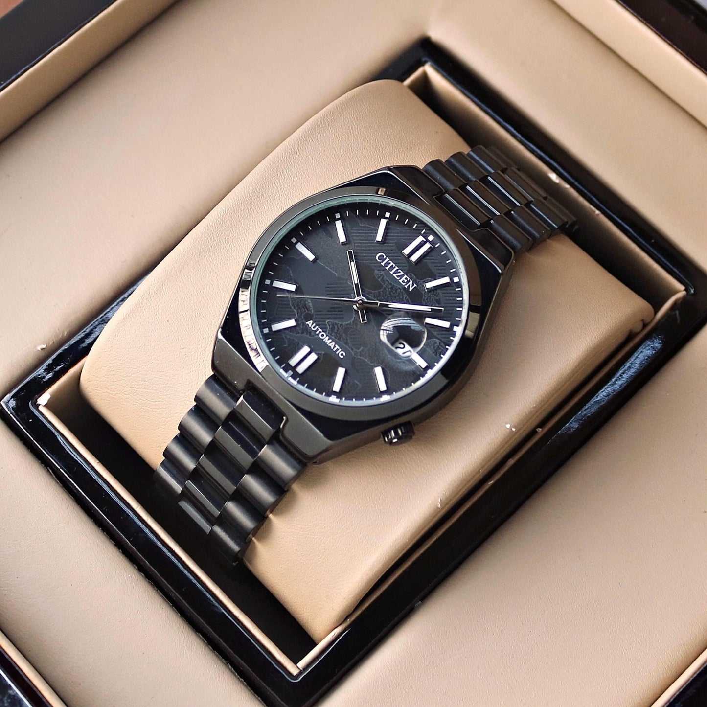 Citizen Quartz All Black Watch Store India