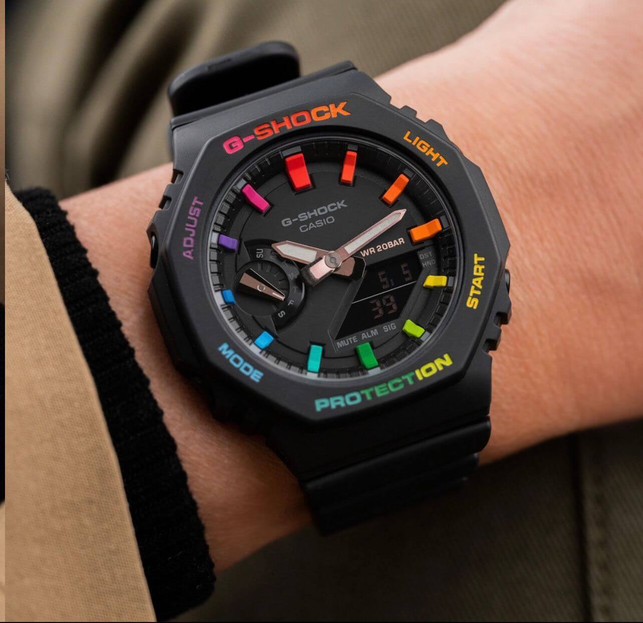 G-Shock GA-2100 Rainbow Edition Watch Store India