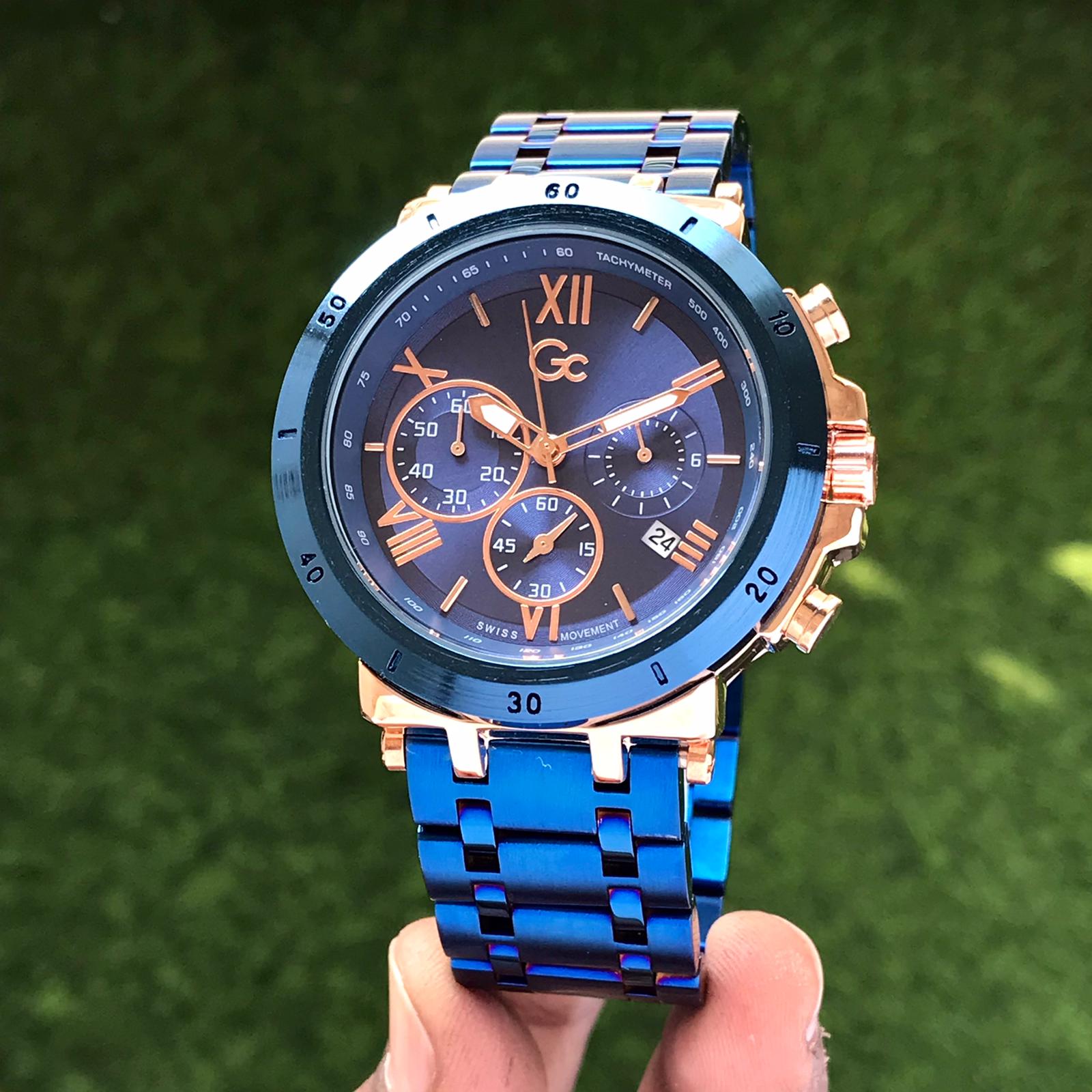 GC Blue Chronograph Limited Edition Watch Store India