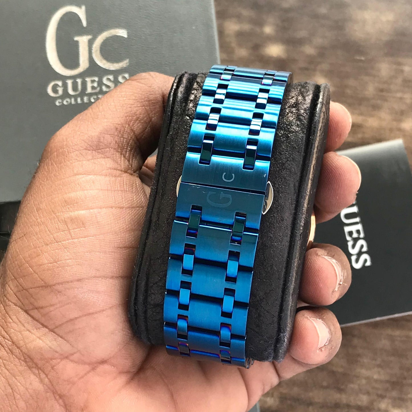 GC Blue Chronograph Limited Edition Watch Store India