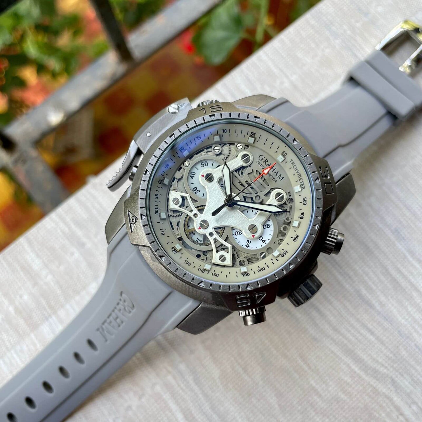 Graham Chronofighter Grey Watch Store India