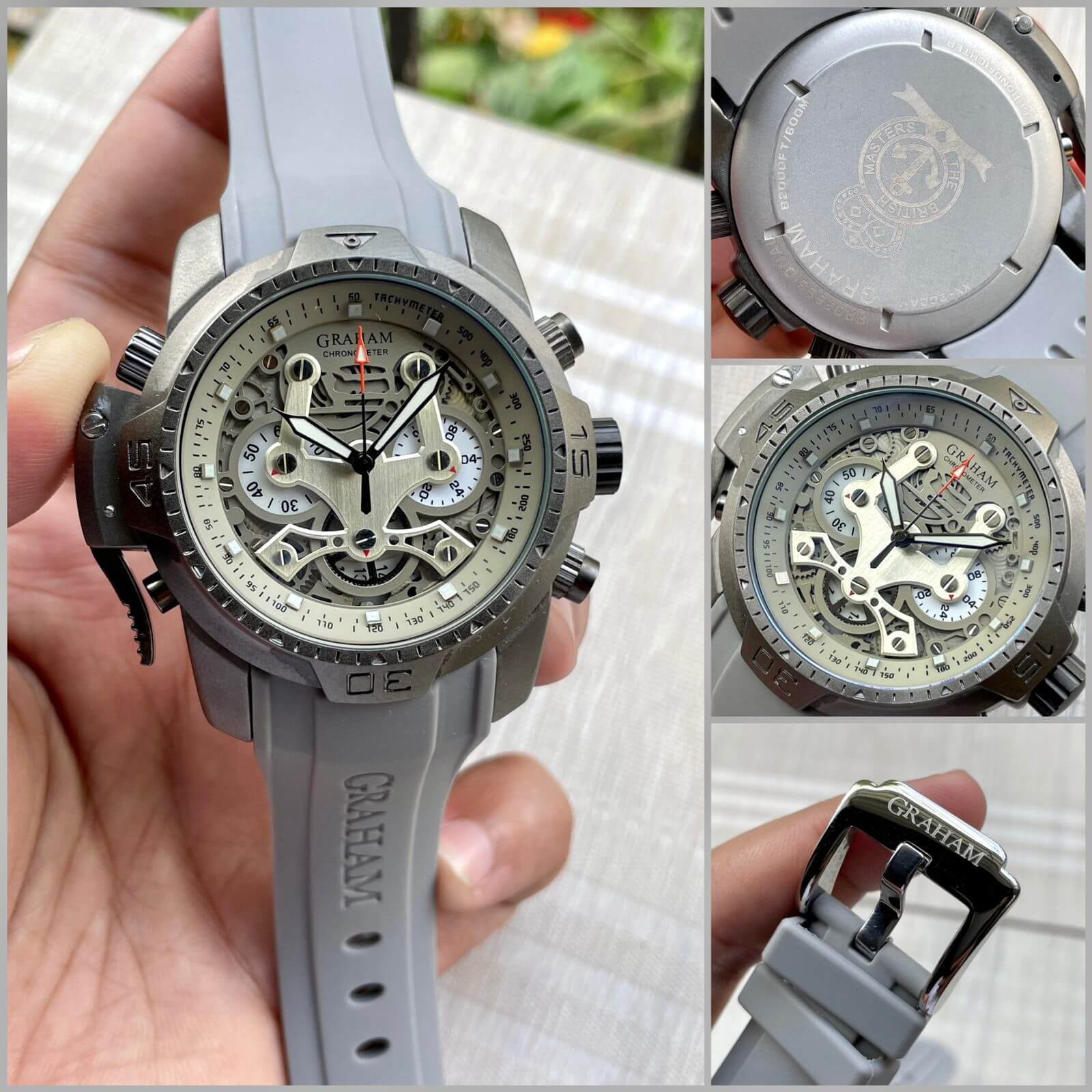 Graham Chronofighter Grey Watch Store India