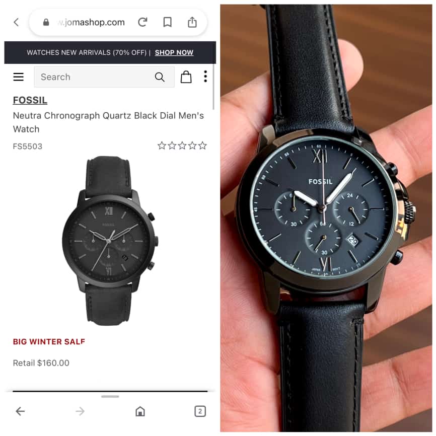 Fossil NEUTRA Watch Store India