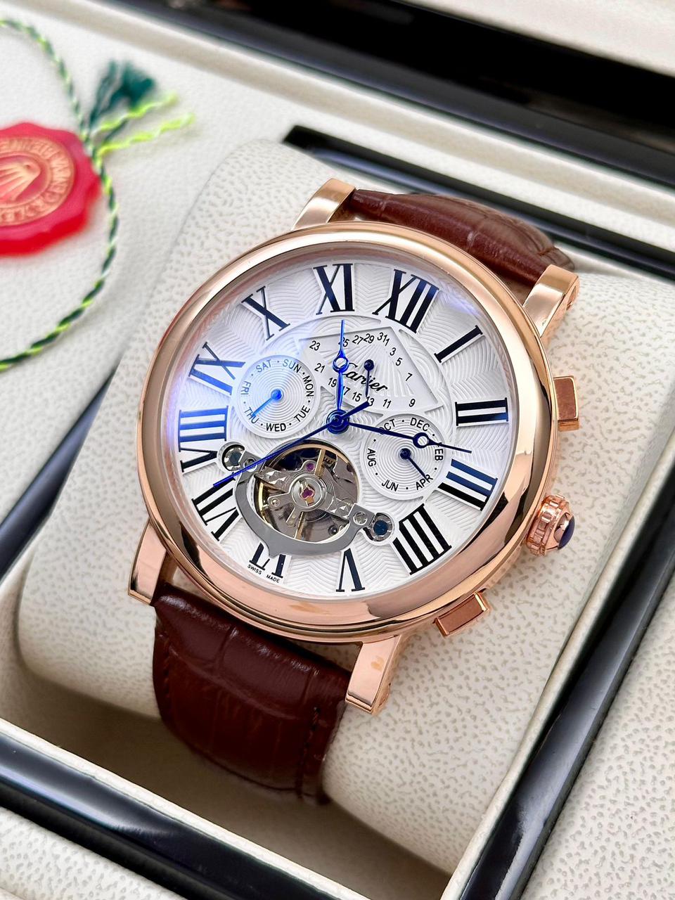 Cartier Automatic Tourbillon Machinery Watch Store India