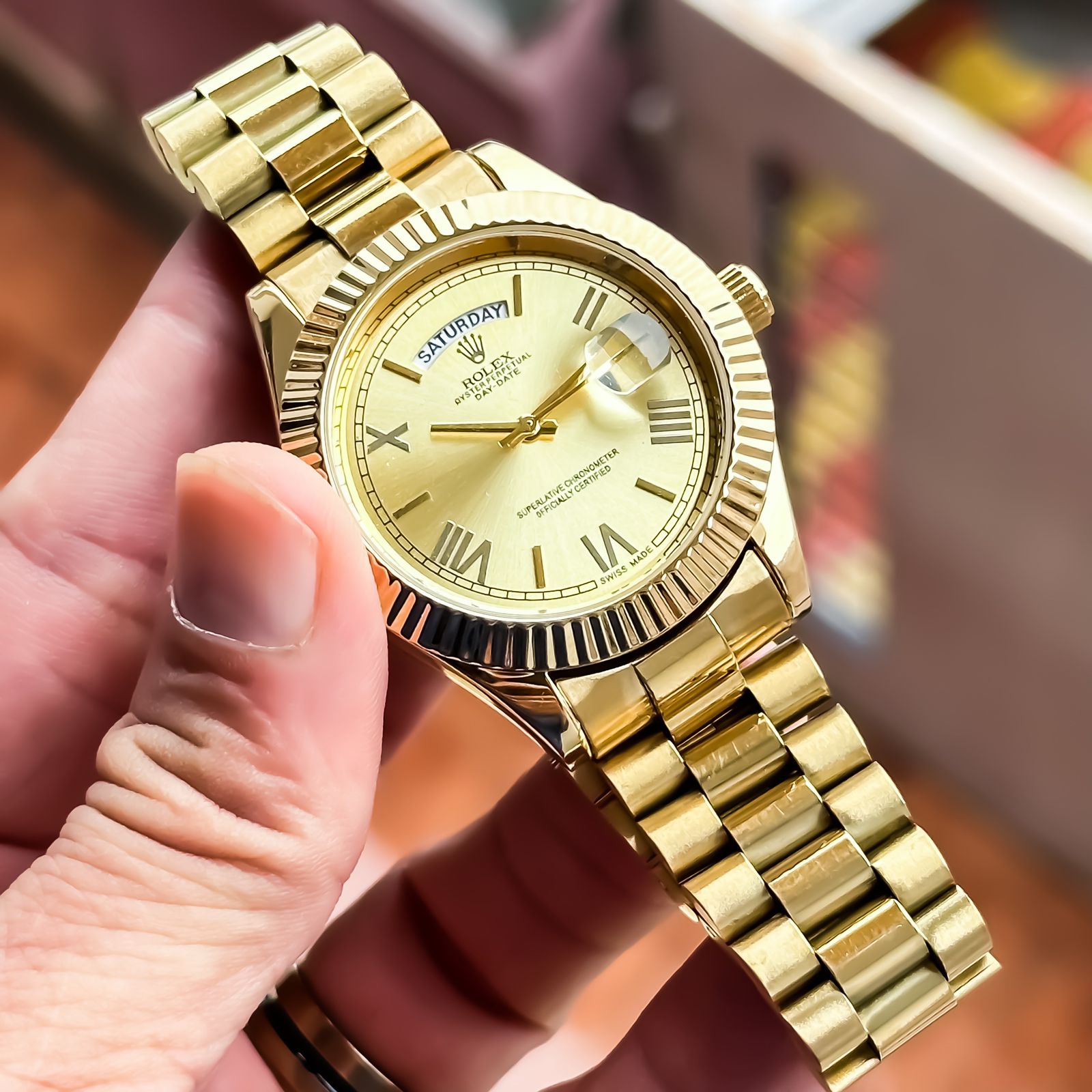 Rolex Day-Date Gold Watch Store India