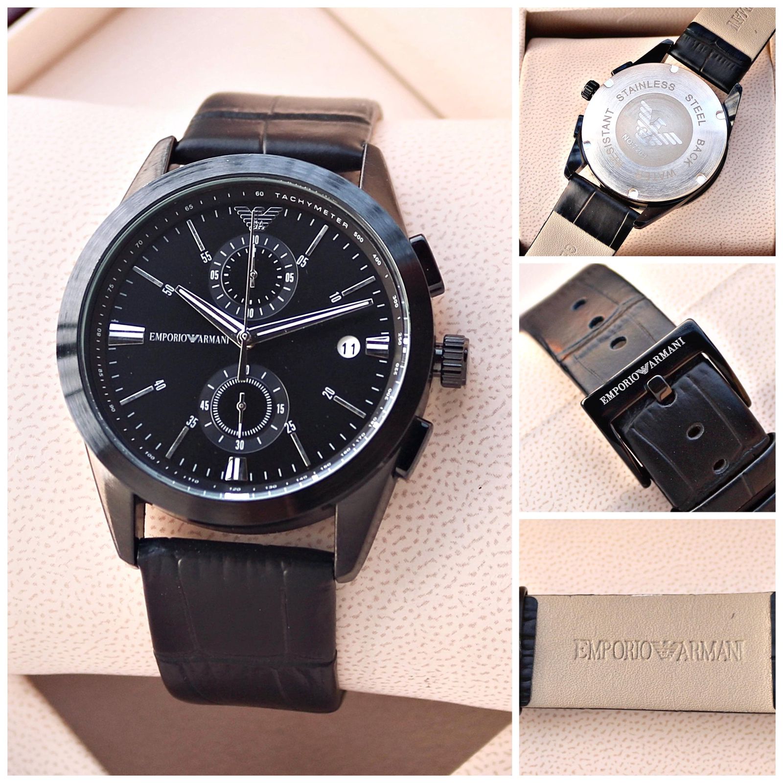 Emporio Armani Modern Leather band Watch Store India