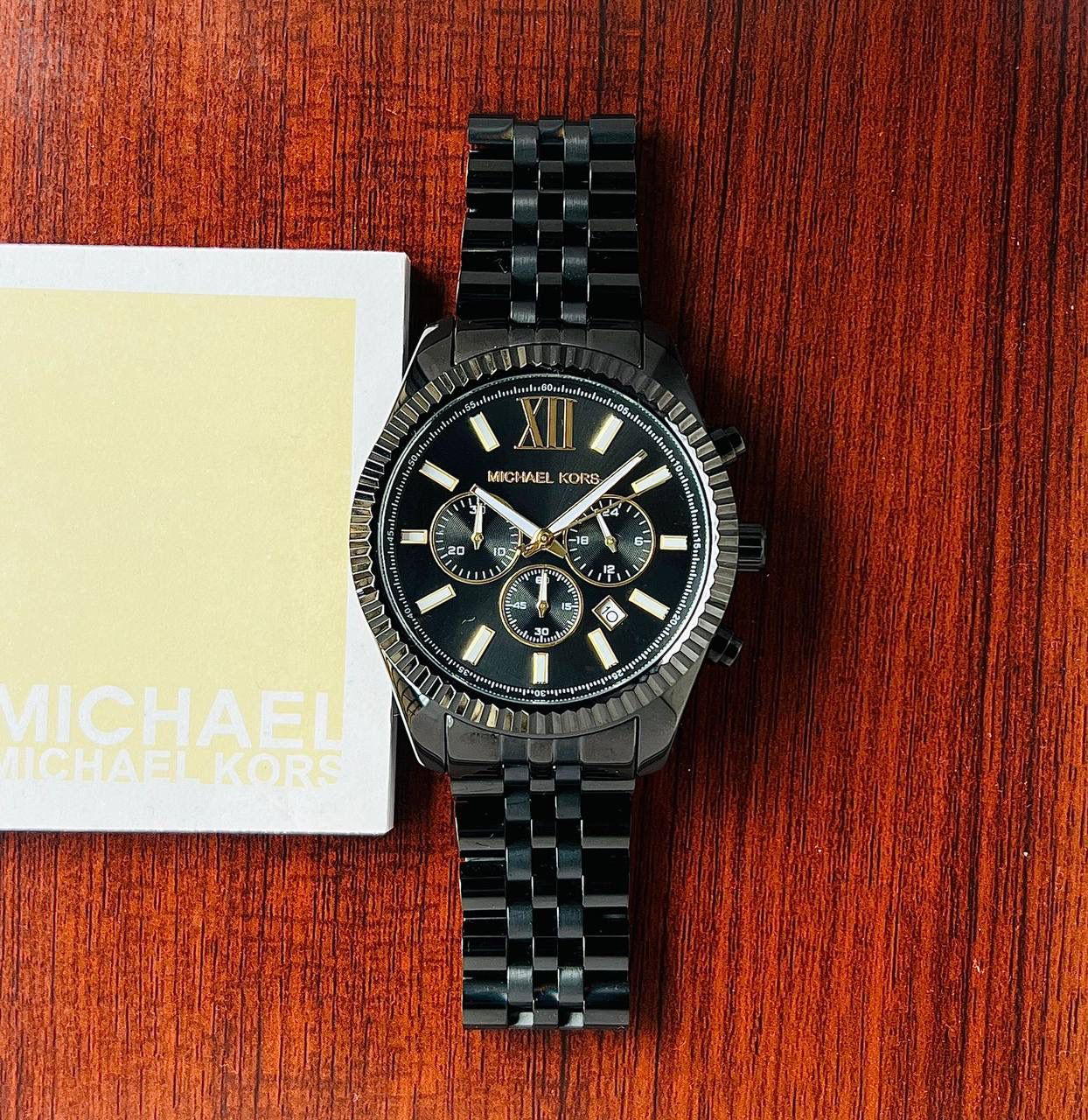 Michael Kors Dynamic Lexington Black Watch Store India