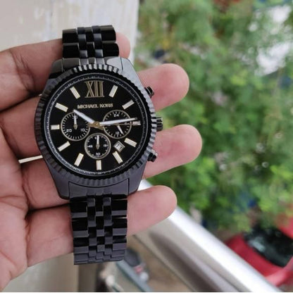 Michael Kors Dynamic Lexington Black Watch Store India