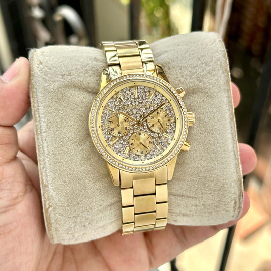 Michael Kors Gold Ritz Chronograph Watch Store India