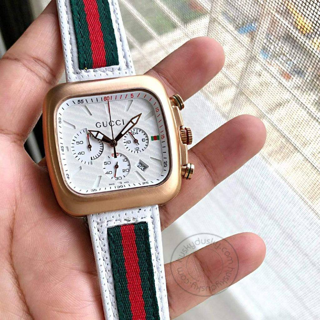 Gucci Square Chronograph Working Watch Store India