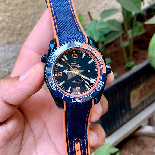 Omega Seamaster Planet Ocean Big Blue GMT Watch Store India