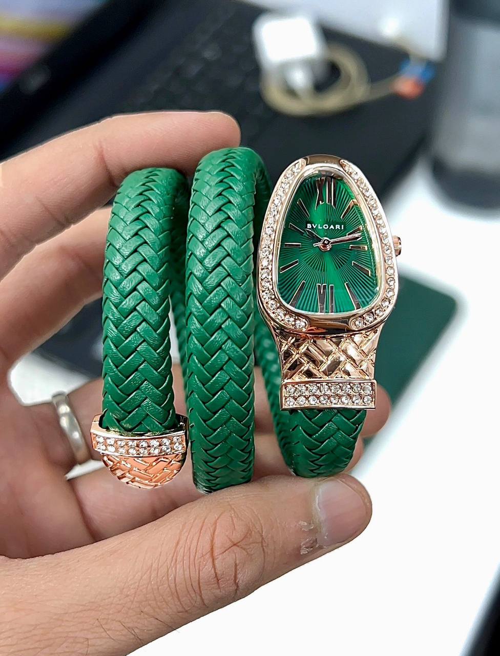 BVLGARI Serpenti Ever Emerald Green Watch Store India