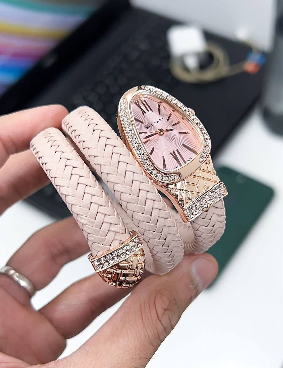 BVLGARI Serpenti Ever Rose Gold & Pink Watch Store India