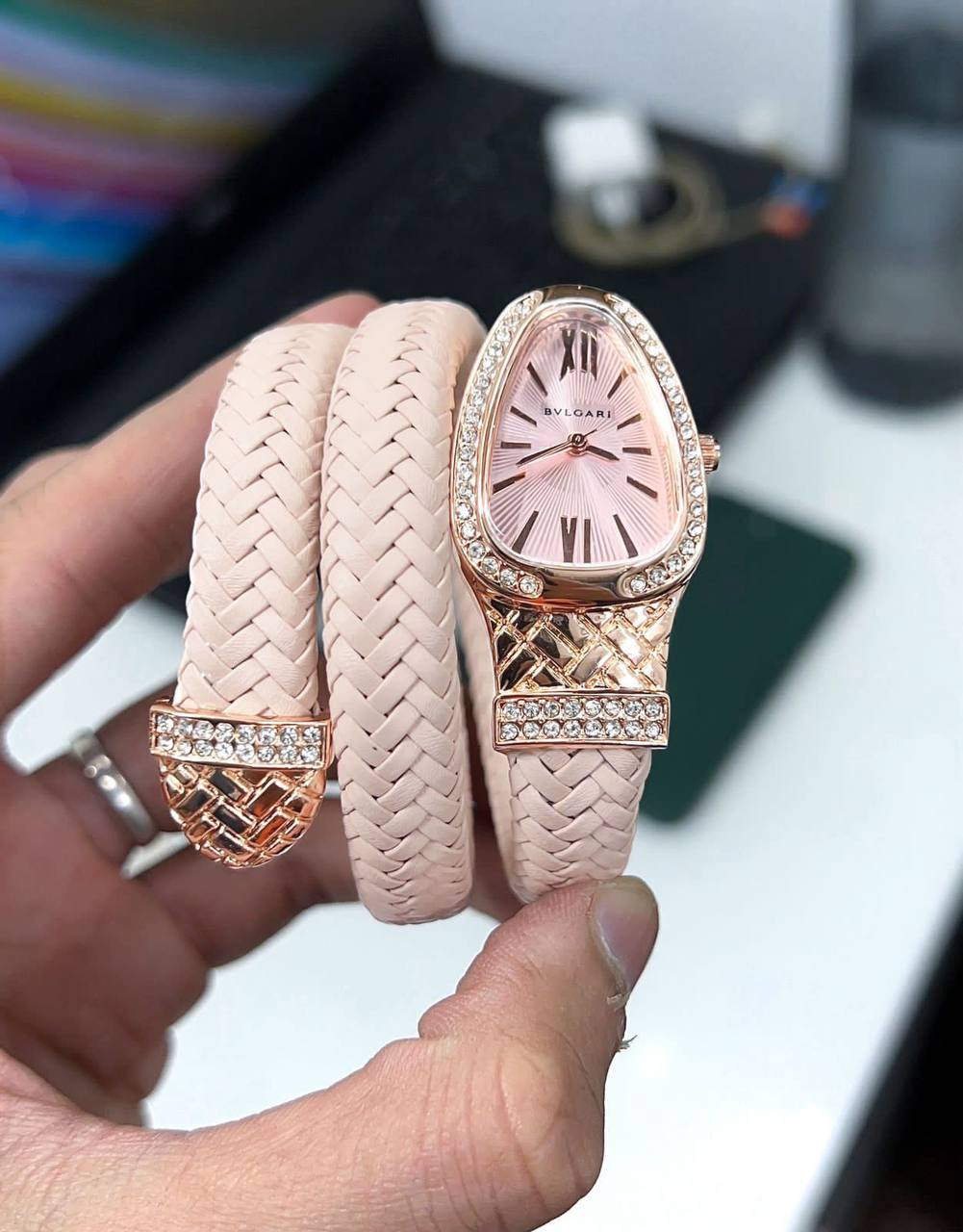 BVLGARI Serpenti Ever Rose Gold & Pink Watch Store India