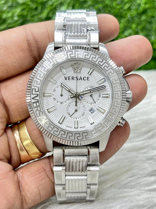 Versace Silver Latest Watch Store India