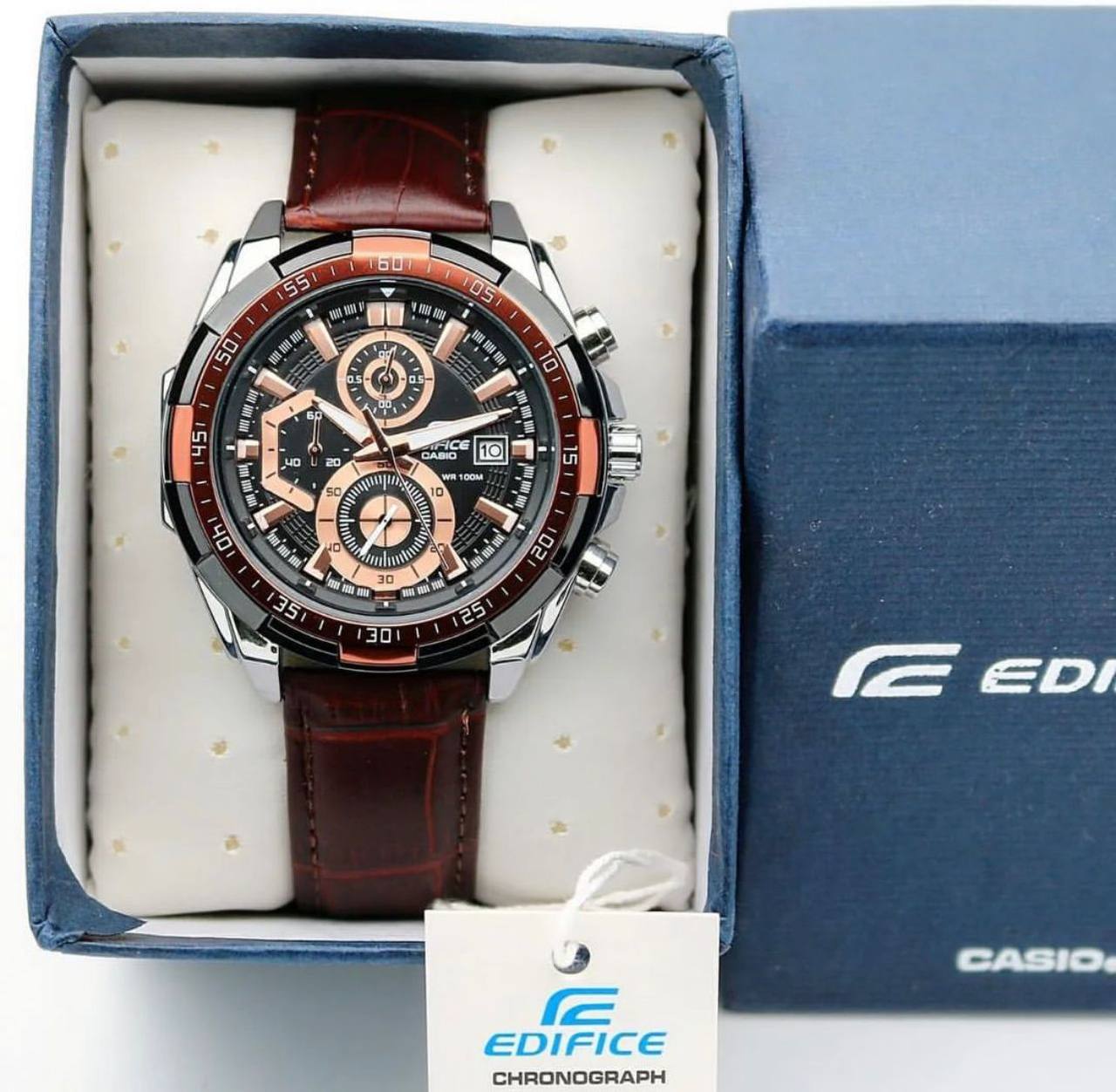 Edifice Casio EFR-539 chronograph working Watch Store India