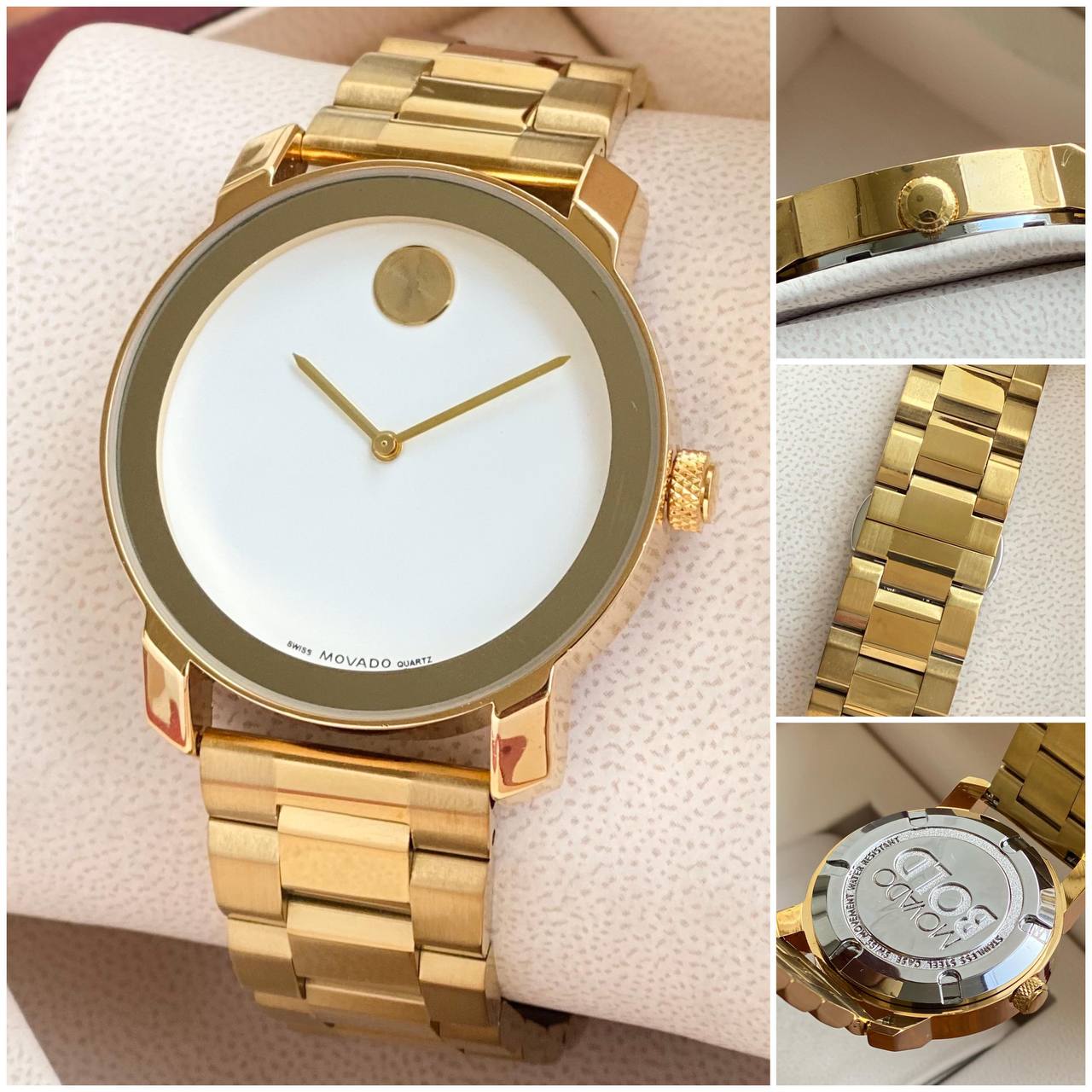 MOVADO 42mm Gold Watch Store India