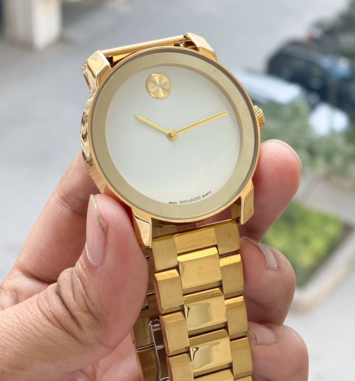 MOVADO 42mm Gold Watch Store India