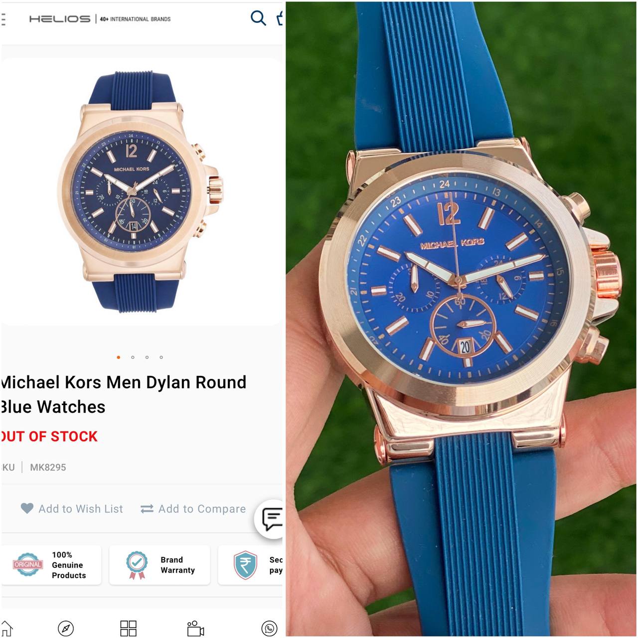 Michael kors kabali edition Watch Store India