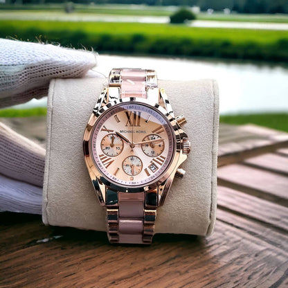 Michael Kors Cute Rosegold &amp; Stylish Watch Store India