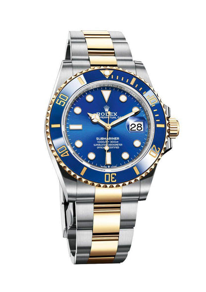 Rolex Submariner Two Tone Blue Dial Watch Store India