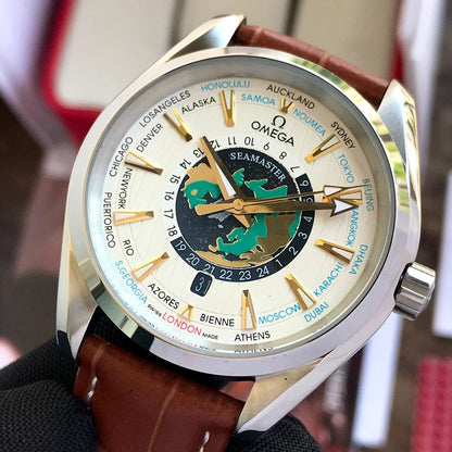 Omega Seamaster Co-Axial Aquatera WorldMap Watch Store India