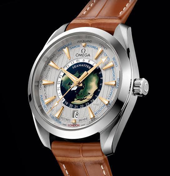 Omega Seamaster Co-Axial Aquatera WorldMap Watch Store India