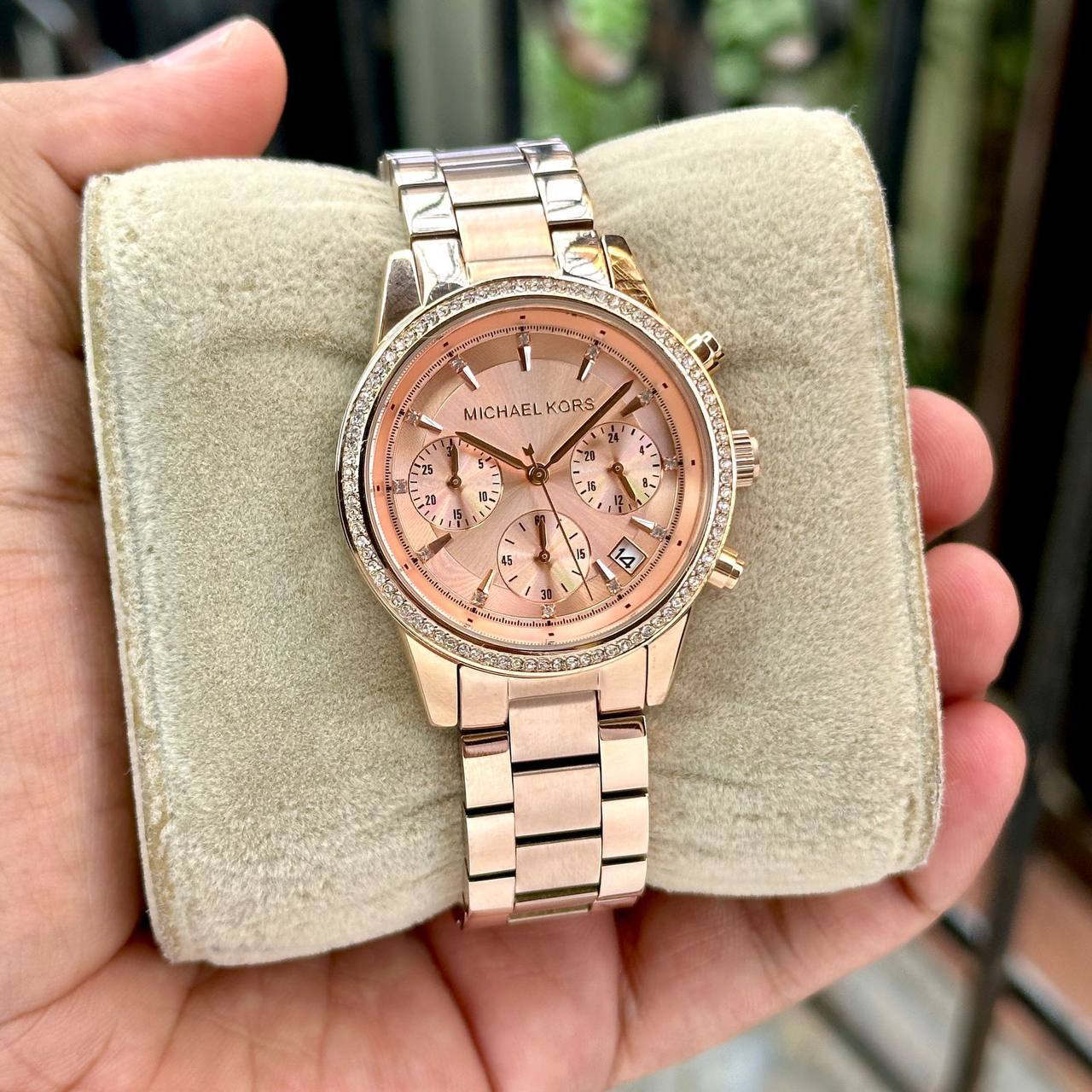 Michael Kors Ritz Rose-Gold MK6357 Watch Store India