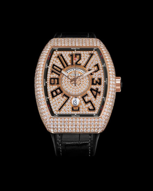 Franck Muller Rose Gold Diamond Watch Store India