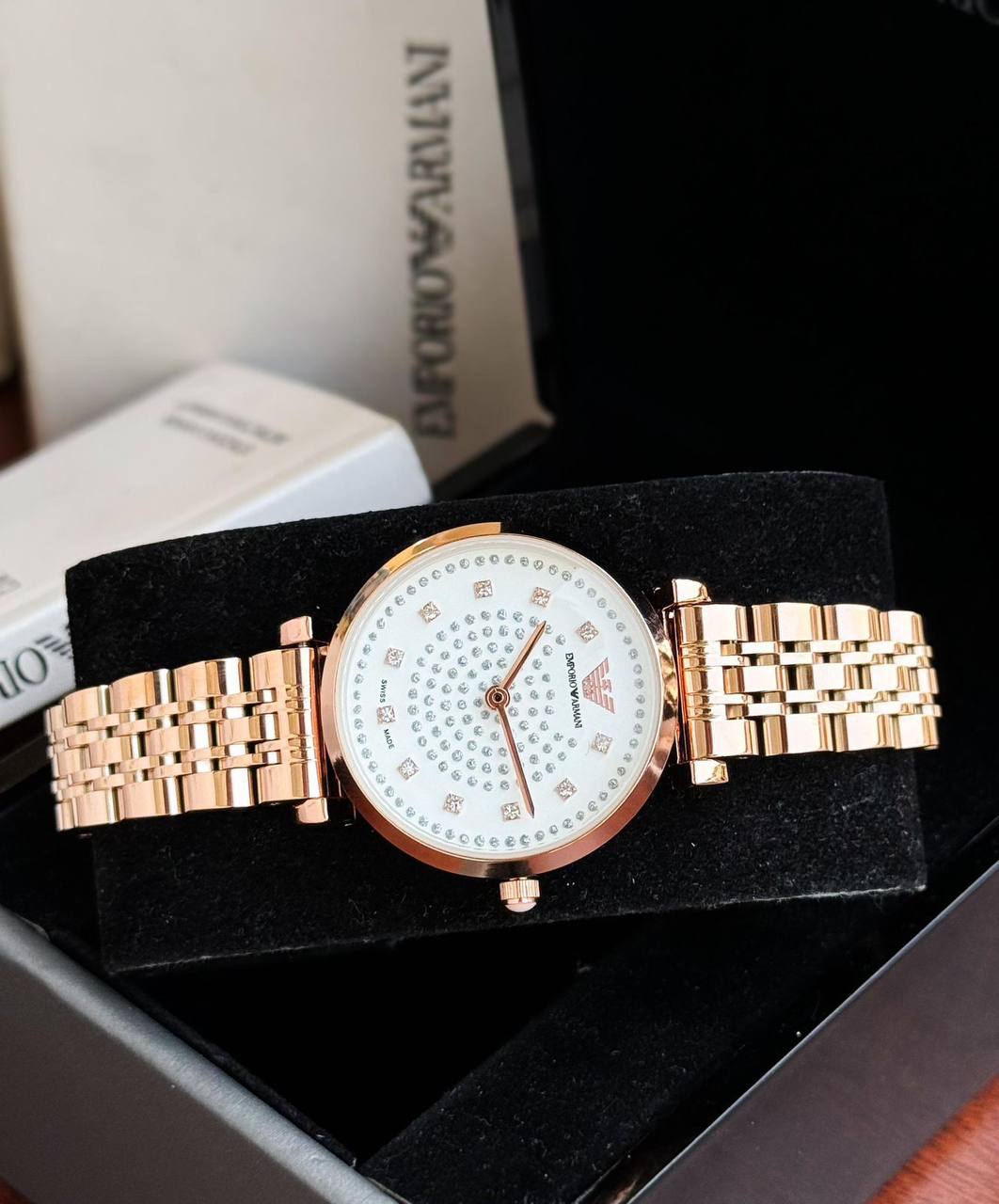 Emporio Armani Rosegold Watch Store India