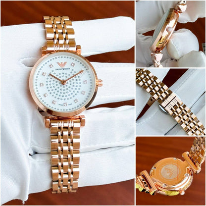 Emporio Armani Rosegold Watch Store India