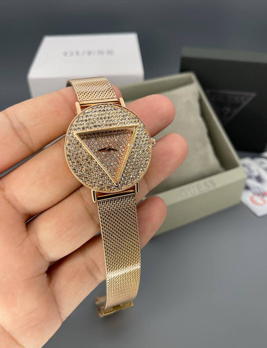 Guess Gc Iconic Rose Gold Watch Store India