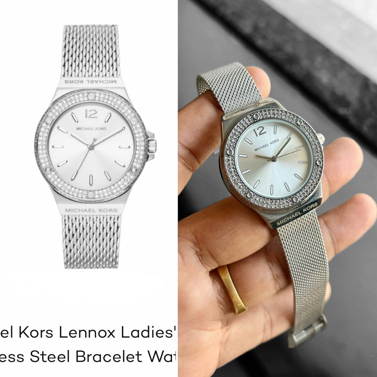 MICHAEL KORS LENNOX STEEL MESH BRACELET Watch Store India