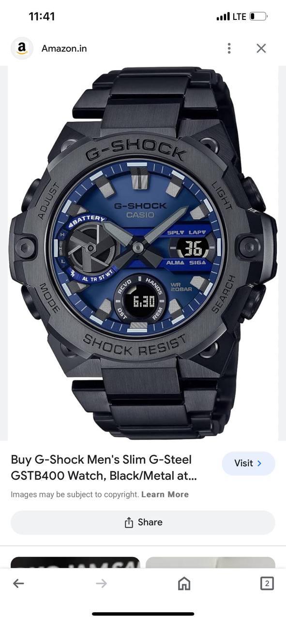 G-Shock G-STEEL GST-B400 Watch Store India