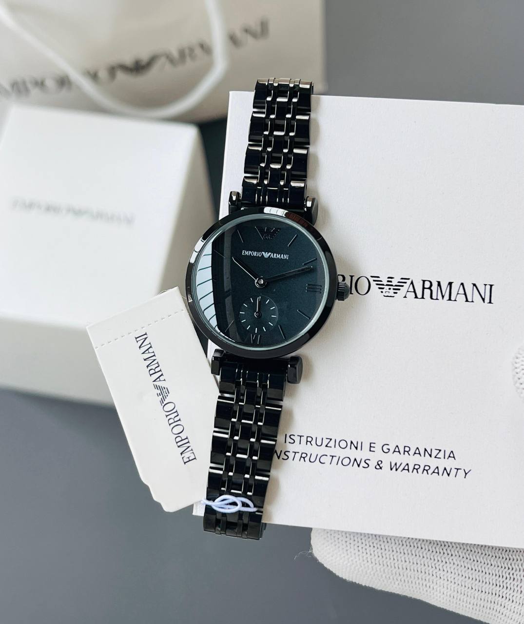 Emporio Armani Gianni Black Watch Store India