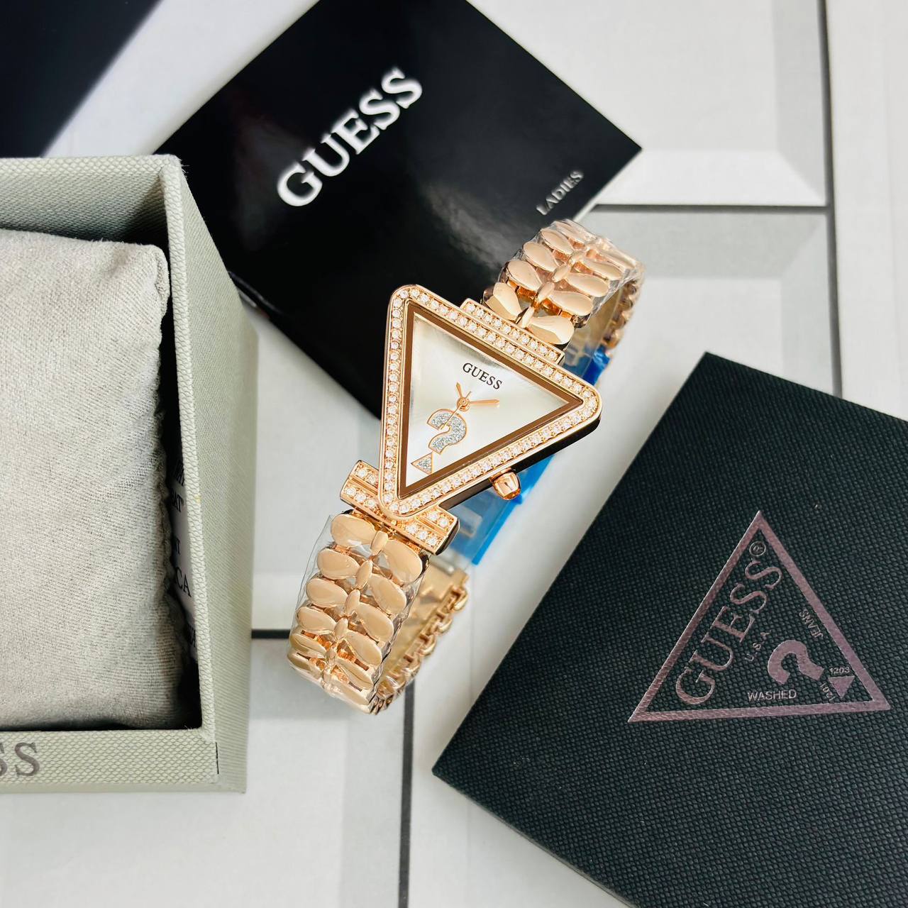 Guess Triangle Fame Watch Store India