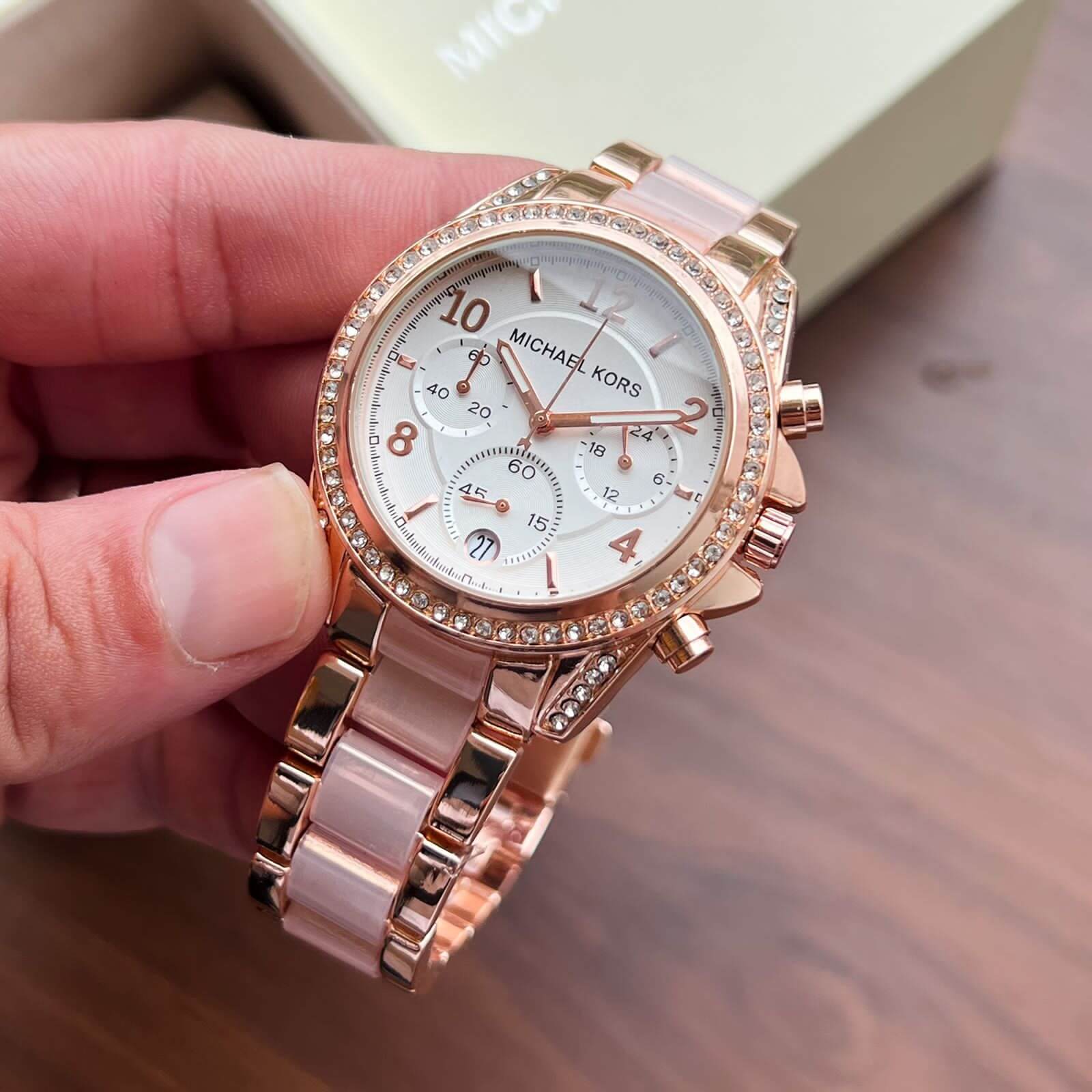 MICHAEL KORS MK Rose Gold Watch Store India